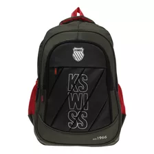 Mochila Casual Escolar K-swiss New Storm 2 Color Olivo