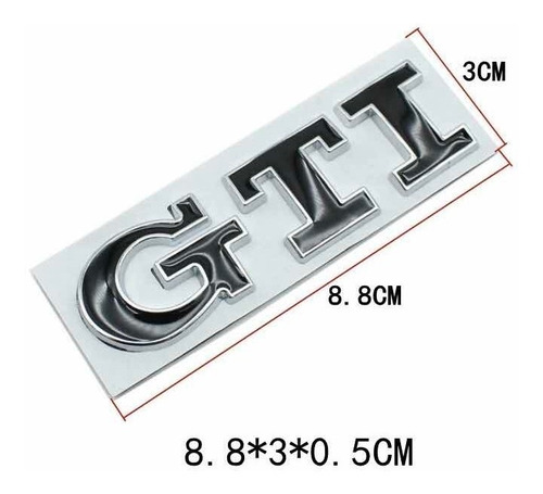 Emblema Gti Golf Negro Mk3 Mk4 Mk5 Mk6 Mk7 Tsi 1.4 1.8 2.0 Foto 2