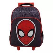 Mochila Escolar Con Ruedas Spiderman Sp78440 Original