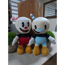 Dos Peluches Juguete Cuphead Y Mugman 25 Cm Envio Gratis 