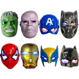 Mascaras Con Luz Led De Avengers Súper Héroes Para Niños