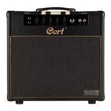 Amplificador Para Guitarra Valvular 15 Watts Cort Cmv15 Color Negro