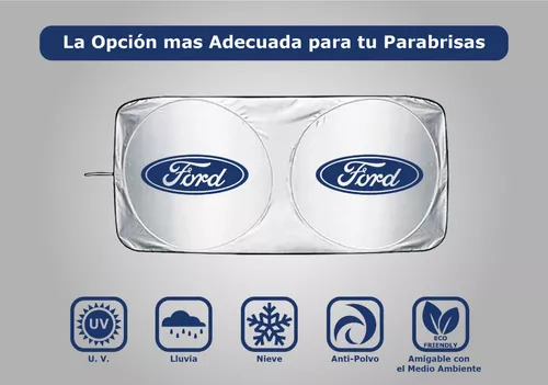 Sombra Para Auto Ford Fusion Titanium Impermeable Logo T2 Foto 2