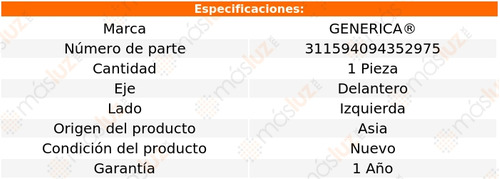 1- Salpicadera Delantera Izq Ford Escape 17/18 Genrica Foto 2