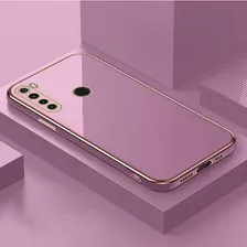 Funda De Teléfono De Silicona Con Revestimiento Cuadrado De