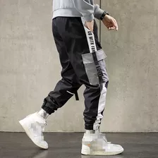 Pantalones Góticos For Hombre Hip Hop Jogger Pantalones Te