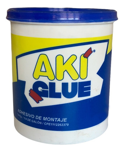 Pegamento Aki Glue No Más Clavo 1/4  1.4 Kg