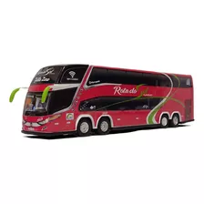 Miniatura Ônibus Rota Do Sul G7 4 Eixos 30cm