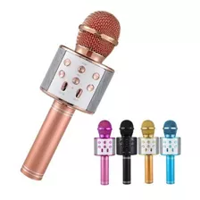 Microfono Karaoke Con Parlante Bluetooth Varios Colores