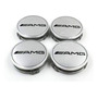 4 Centros Kit Cap,  Para Mercedes Benz 75mm 