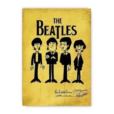 Placa Decorativa The Beatles - Bandas De Rock