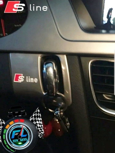 Embellecedor Switch De Encendido Audi Logo Sline A4 S4 A5 S5 Foto 4