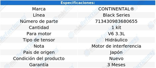 Kit Distribucin Es330 V6 3.3l 04-06 Black Series Foto 3