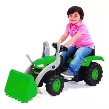 Tractor De Pedales Para Niños Con Pala Mecanica Dolu
