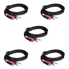 Hosa Cmp153 Cable De Conexion Estereo Trs A Dual De 14 De Pu