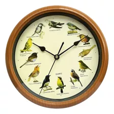 Sing Bird Reloj De Pared Silencioso Con Sonido Para