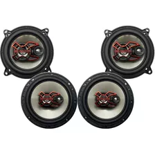 Kit Alto Falantes Bravox 200w 100 Rms (par) Para As 4 Portas