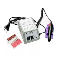 Torno Profesional Manicuria Pedicuria Uñas + Kit De Fresas