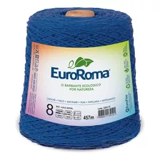Barbante Colorido Nº8 C/ 600g Euroroma - Azul Royal