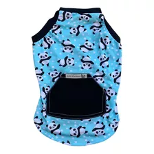 Roupas Cães Lolô - Cachorro - Macho-panda Azul E Preto - Pet