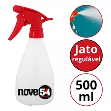 Borrifador Pulverizador Manual 500ml Jardim Plantas Nove54 Cor Vermelho