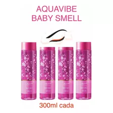 Kit C 4: Colônia Avon Aquavibe Refrescante Baby Smell 300ml