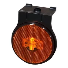 Lanterna Lateral Caminhão Led 65mm Carreta Randon Laranja