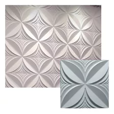 Forma 3d Flor 3d 40x40 Abs 1,5mm Molde Para Gesso 3d/cimento