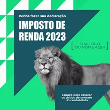 Arte Digital Post Postagem Imposto De Renda Contabilidade 2