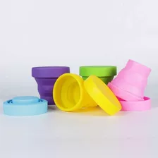 Pack 5 Vasos Esterilizadores De Compra Menstrual Silicona