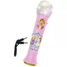 Microfono Princesas Musical Con Melodias Lux Y Conexión