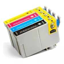 Kit Cartucho Para Epson Tx135 T135120 E Cmyk Compatível