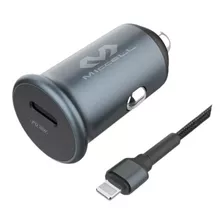 Cargador De Auto Para iPhone ( Carga Rapida 20w) + Cable 