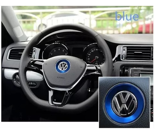 Embellecedor Moldura Aro Volante Vw Jetta Vento Polo Passat Foto 4