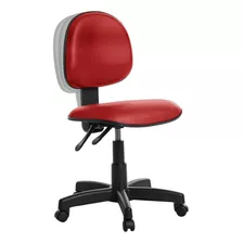 Cadeira De Escritório Ergonômica Executiva Rv Cor Vermelho