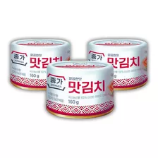 Kimchi Coreano Conserva Acelga Apimentada Pronta Kit Com 3x
