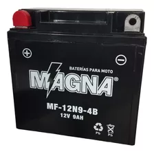 Batería Moto Pulsar 180 - 200 - 220 Magna Mf12n9- 4b