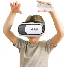 Óculos Vr Box 2.0 3d Jogos Filme Realidade Virtual Controle