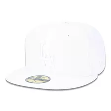 Boné New Era Aba Reta 5950 Los Angeles League Todo Branco