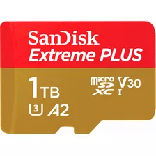Cartão De Memória Sandisk Sdsqxa1-1t00-an6ma Extreme Com Adaptador Sd 1 Tb