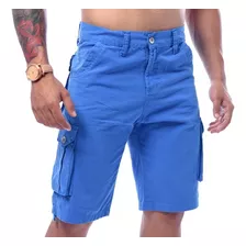 Kit 10 Bermudas Cargo Masculinas Coloridas Atacado Baratas!