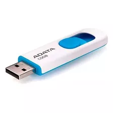 Pendrive Adata 32gb Dashdrive C008 Blanco Celeste