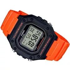 Reloj Casio Iluminator W-218h-4b2vcf, 100% Original Y Nuevo