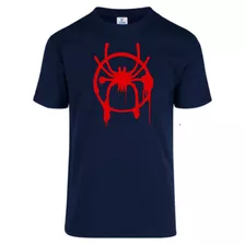 Playera Spiderman A Través Del Spider-verso Miles Morales