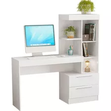 Mesa Para Computador Office Kokai Branco - Moveisaqui