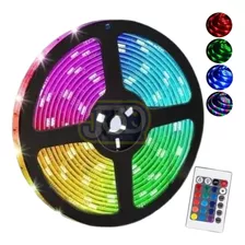 Cinta Luces Tira Led 5 Metros Rgb Multicolor Control Usb Luz 110v/220v