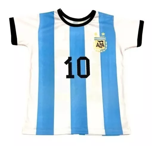 Camiseta Argentina Talle Bebé Mundial Qatar