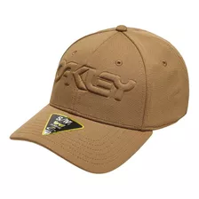 Boné Oakley 6 Panel Stretch Hat Embossed Coyote
