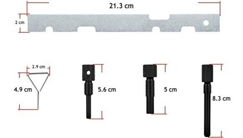 Sincronizador Motor Ford Mazda Volvo Herramienta Kit Bloqueo Foto 7