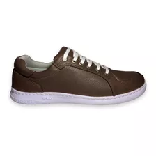 Zapatillas Urbana Liviana Deportiva Cuero Cosida Febo - Enio